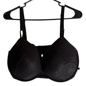 victoria secret black lace push up bra